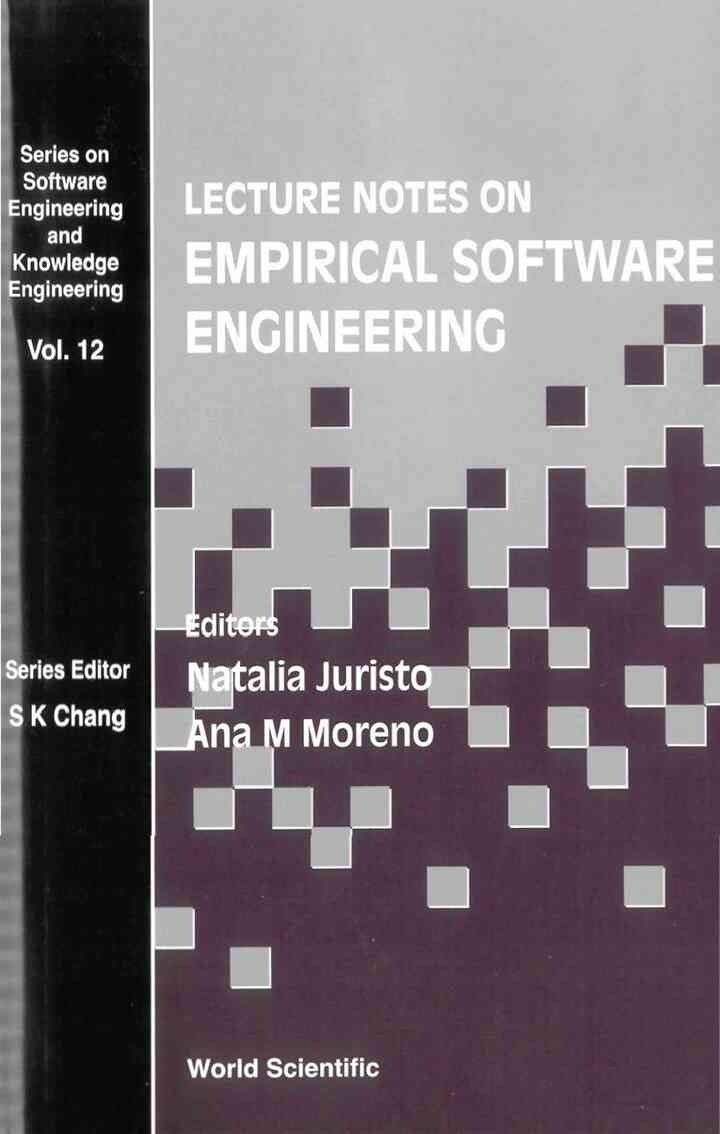 LECTURE NOTES ON EMPIRICAL SOFT....(V12) eBook