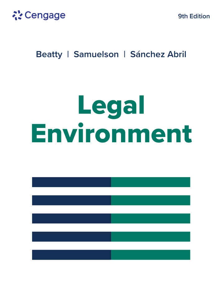 Legal Environment, 9th Edition eBook