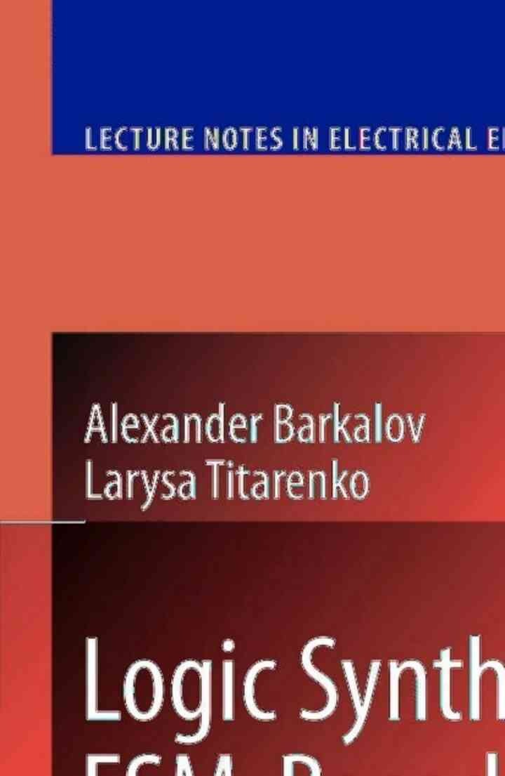 Logic Synthesis for FSM-Based Control Units eBook