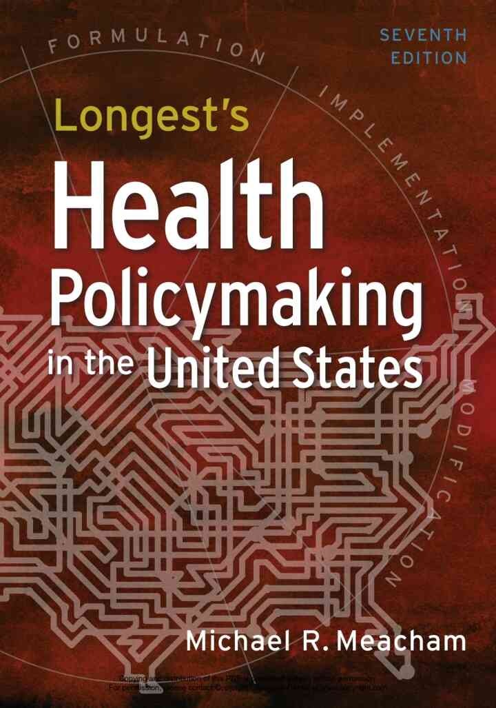 Longest's Health Policymaking in the United States eBook