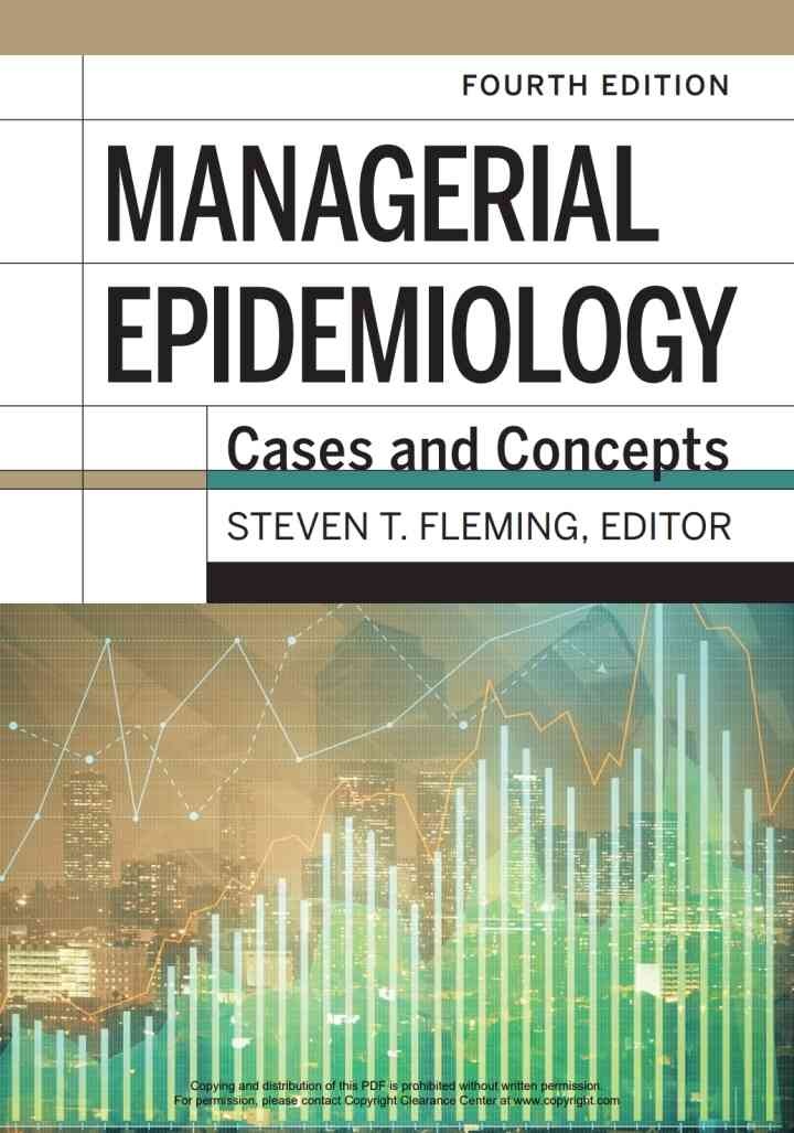 Managerial Epidemiology: Cases and Concepts eBook