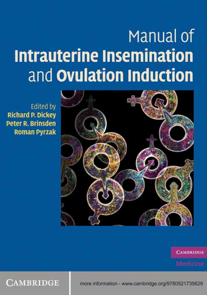Manual of Intrauterine Insemination and Ovulation Induction eBook