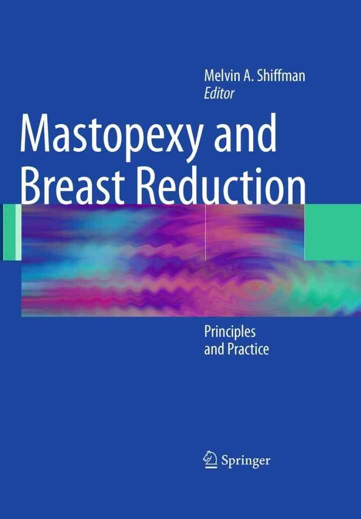 Mastopexy and Breast Reduction: Principles and Practice eBook