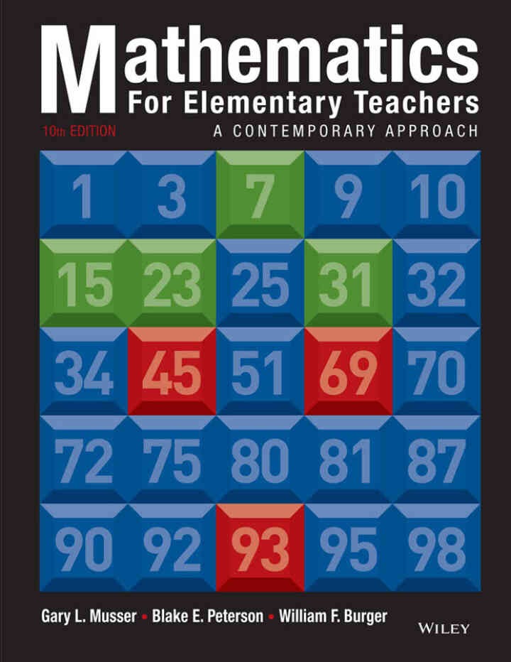 Mathematics for Elementary Teachers: A Contemporary Approach, 10th Edition eBook