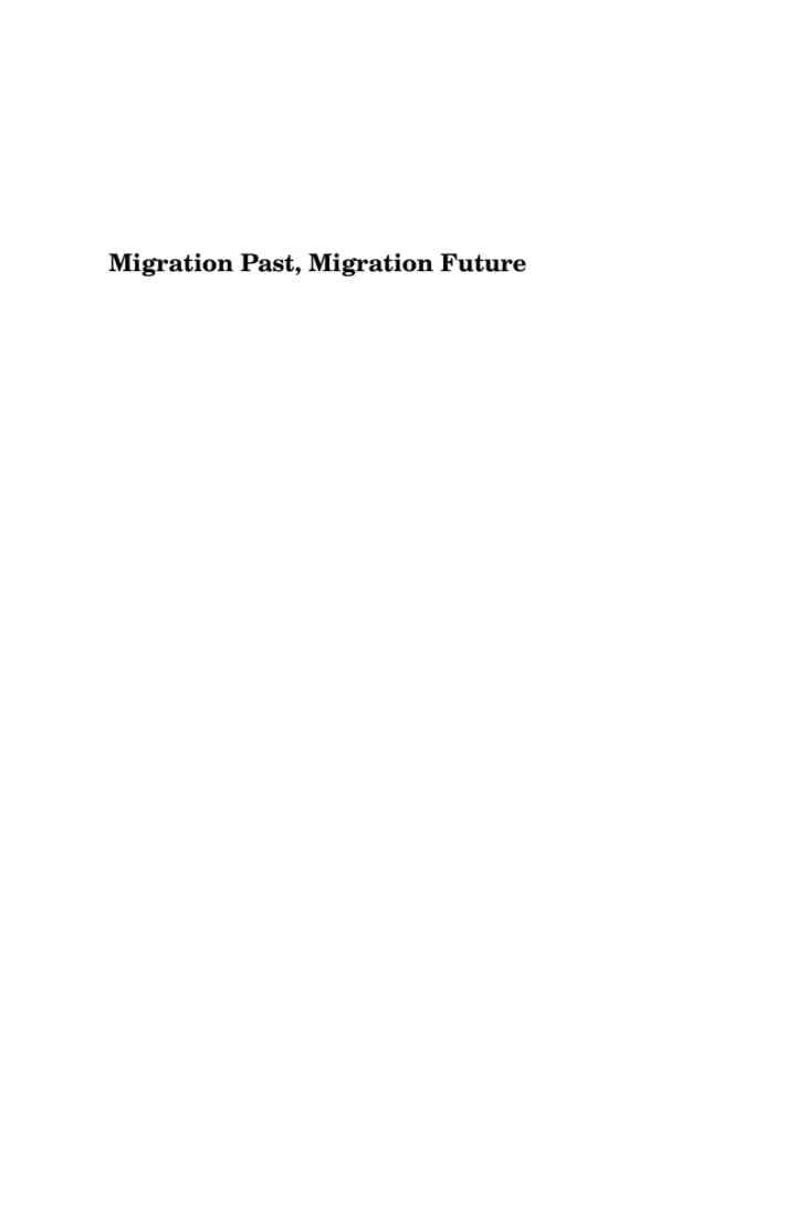 Migration Past, Migration Future: Germany and the United States eBook