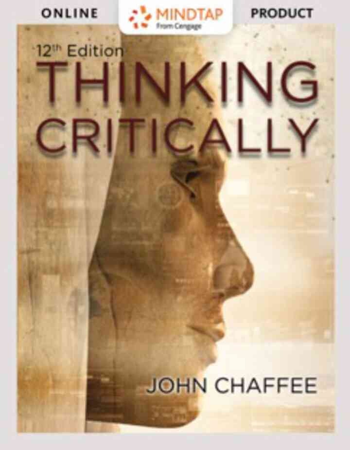 MindTap English for Chaffee's Thinking Critically eBook
