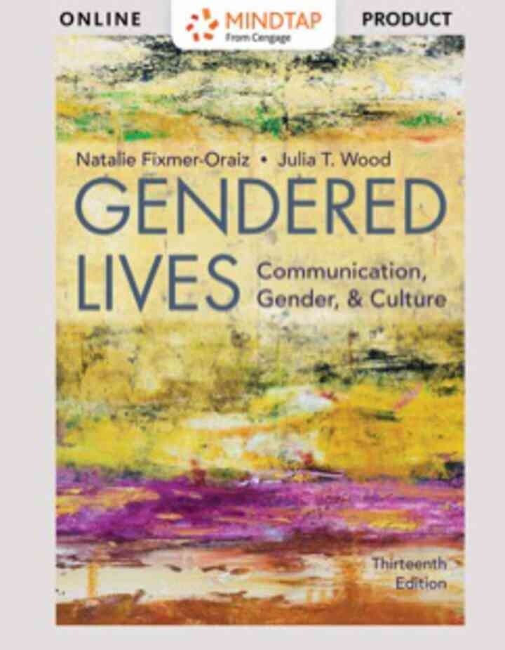 MindTap Speech for Wood/Fixmer-Oraiz's Gendered Lives, 3th Edition eBook