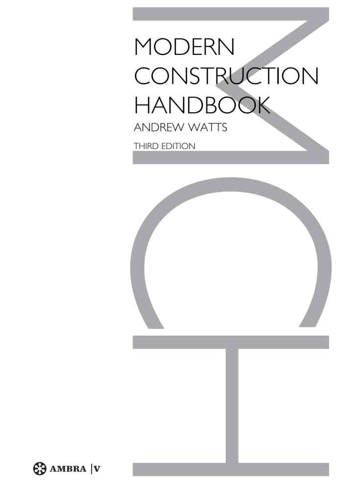 Modern Construction Handbook, 1st Edition eBook