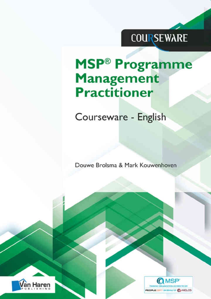 MSP® Programme Management Practitioner – English, 1st Edition eBook