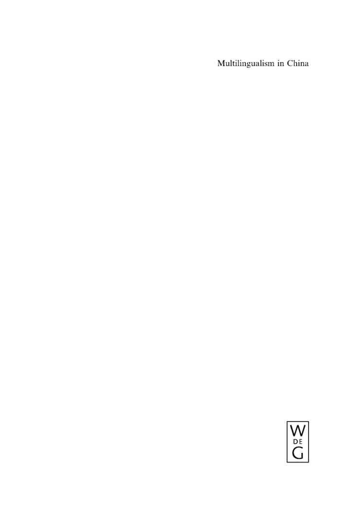 Multilingualism in China: The Politics of Writing Reforms for Minority Languages 1949-2002 eBook