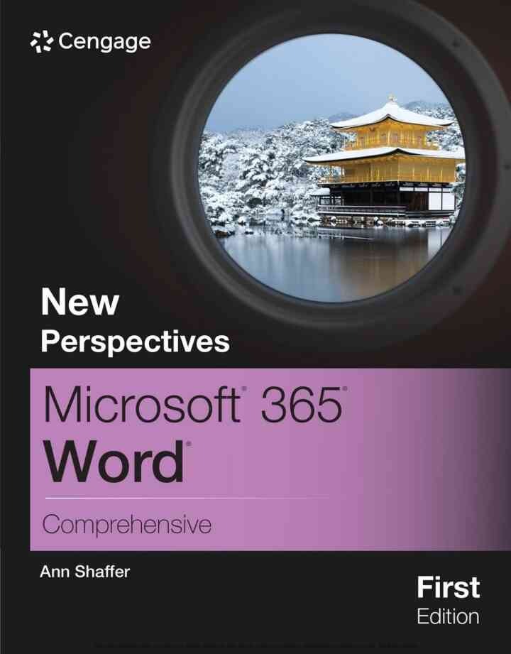 New Perspectives Collection, Microsoft 365 & Word Comprehensive, 1st Edition eBook