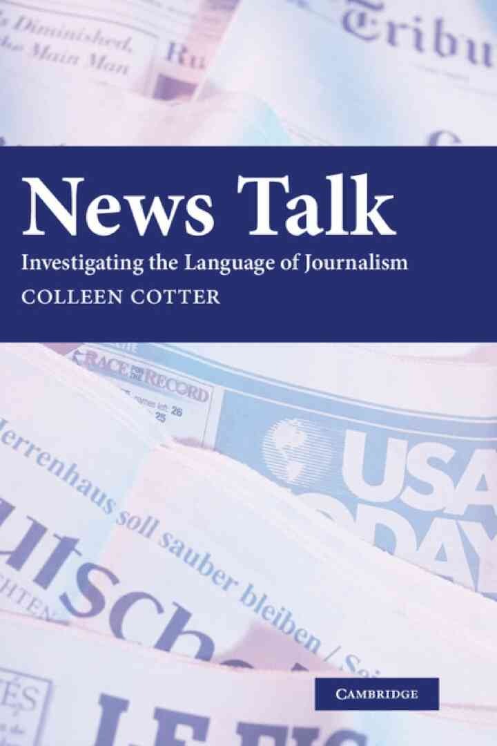News Talk: Investigating the Language of Journalism eBook