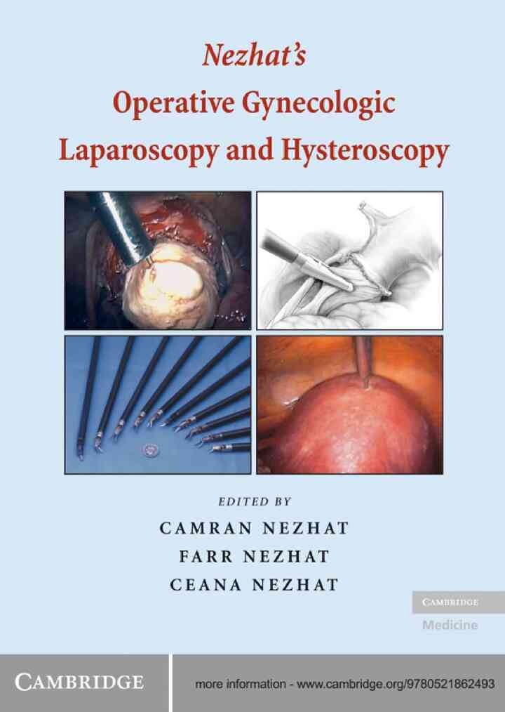 Nezhat's Operative Gynecologic Laparoscopy and Hysteroscopy eBook