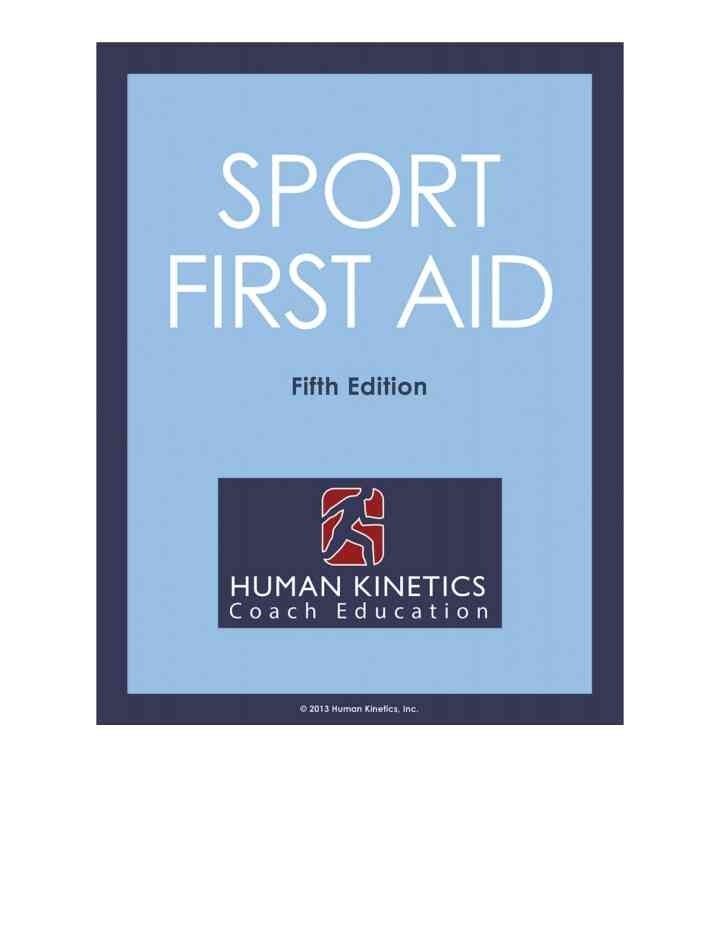 Online Course With, Sport First Aid 5th Edition 5th Edition eBook