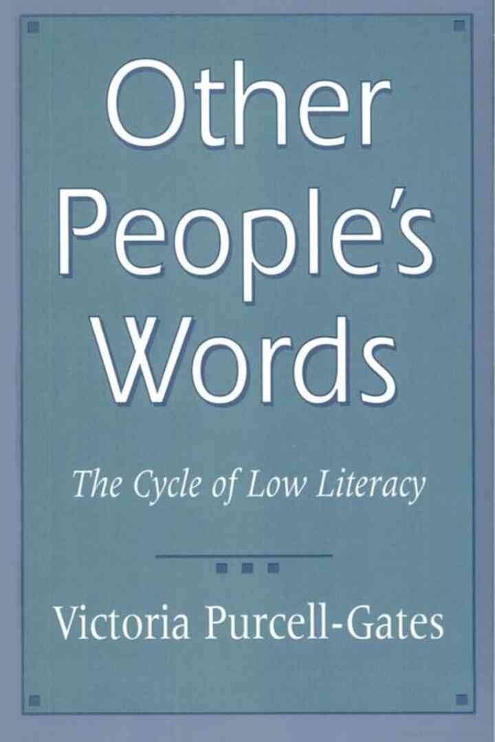 Other People’s Words: The Cycle of Low Literacy eBook