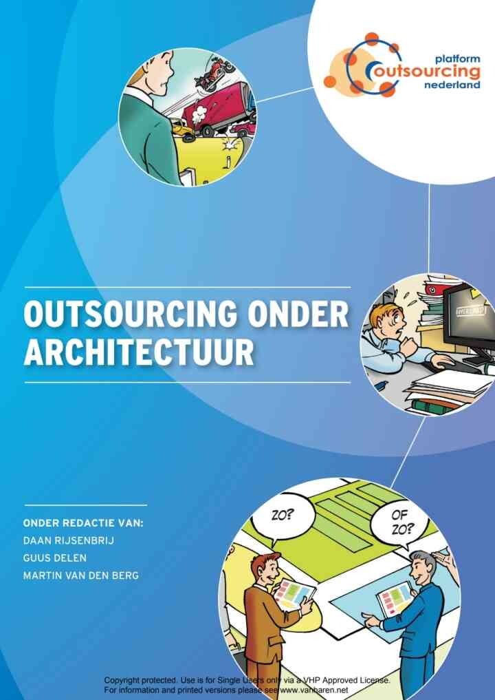 Outsourcing onder Architectuur, 1st Edition eBook