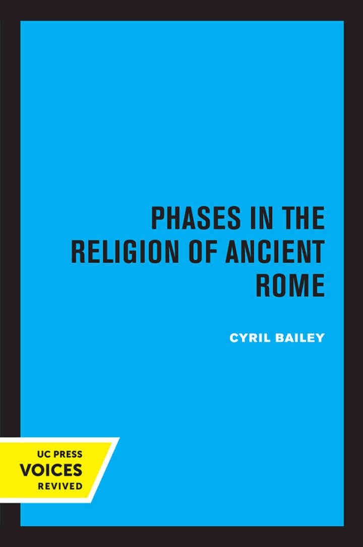 Phases in the Religion of Ancient Rome, 1st Edition eBook