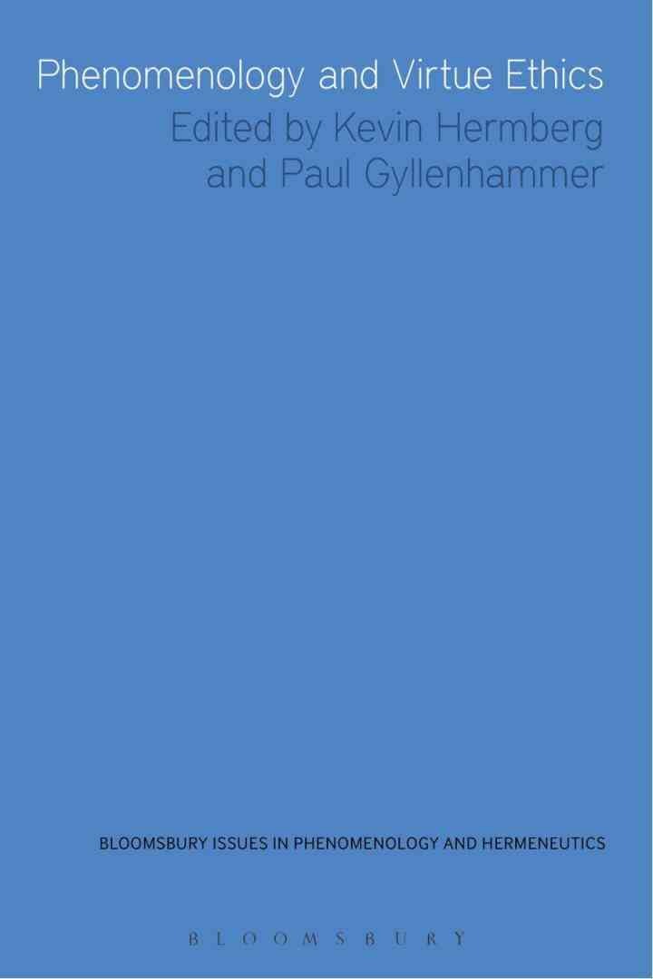 Phenomenology and Virtue Ethics, 1st Edition eBook