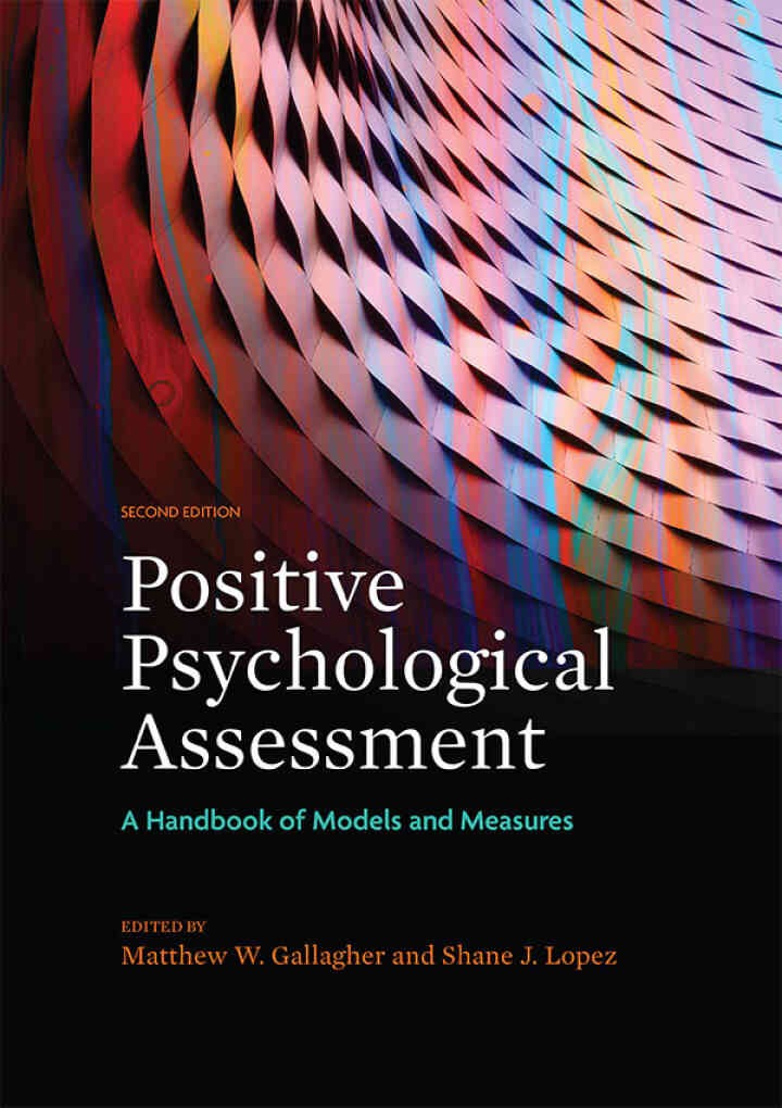 Positive Psychological Assessment: A Handbook of Models and Measures eBook