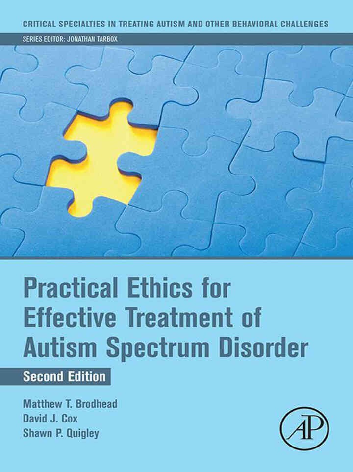 Practical Ethics for Effective Treatment of Autism Spectrum Disorder, 2nd Edition eBook