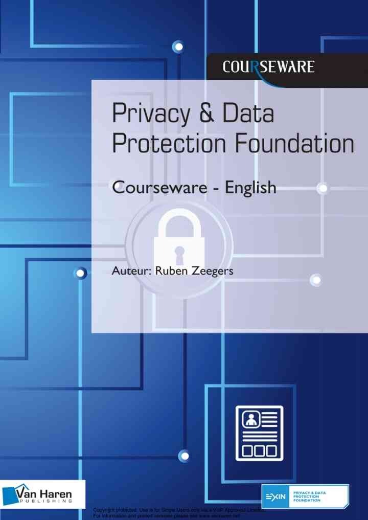 Privacy & Data Protection Foundation - English, 1st Edition eBook