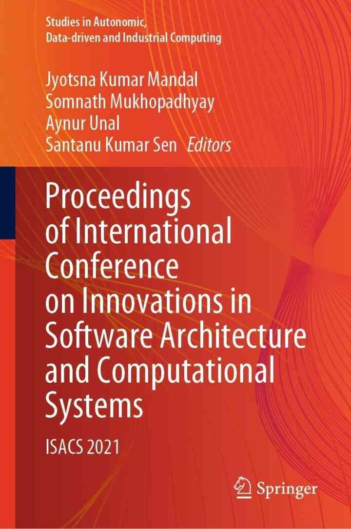Proceedings of International Conference on Innovations in Software Architecture and Computational Systems: ISACS 2021 eBook