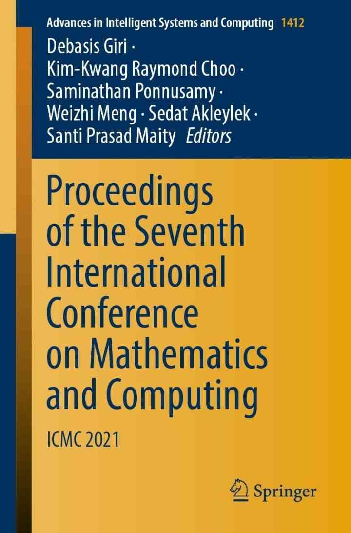 Proceedings of the Seventh International Conference on Mathematics and Computing: ICMC 2021 eBook
