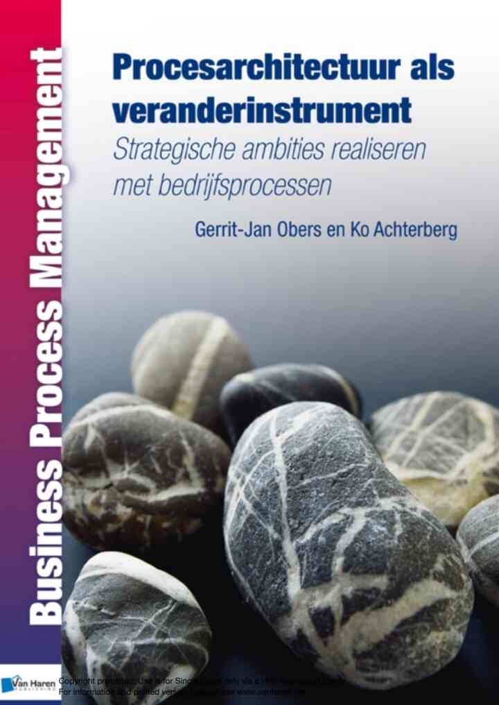 Procesarchitectuur als veranderinstrument, 1st Edition eBook