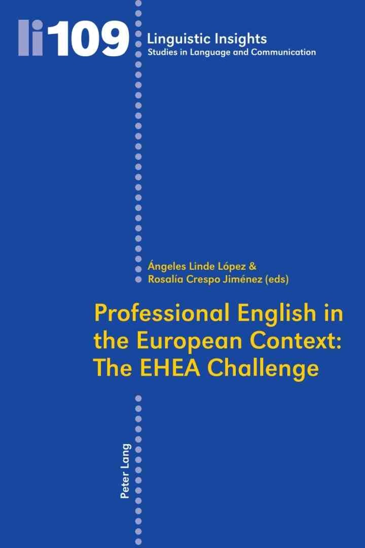 Professional English in the European Context: The EHEA Challenge eBook