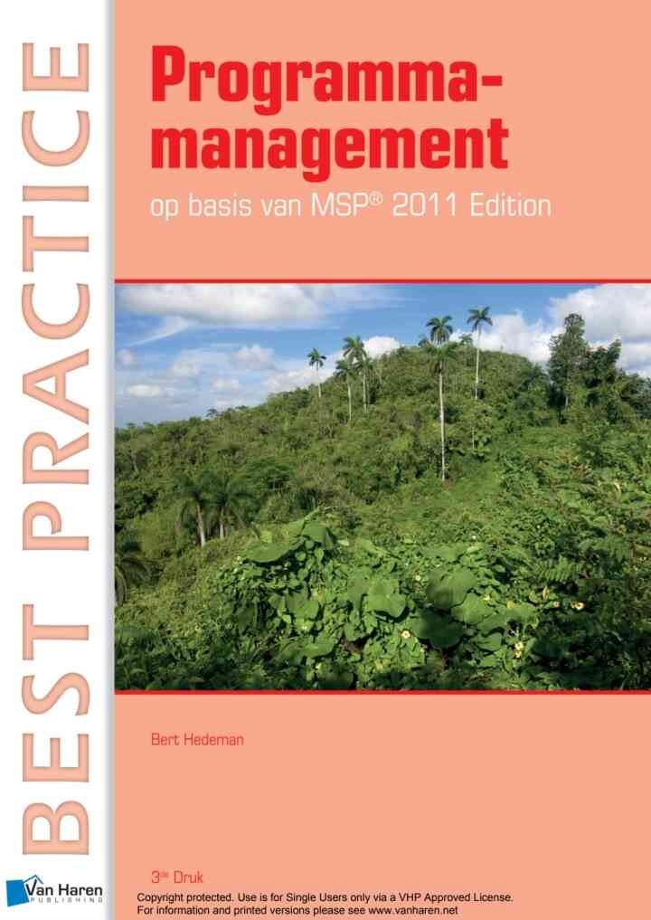 Programmamanagement op basis van MSP® 2011 Edition, 3rd Edition eBook