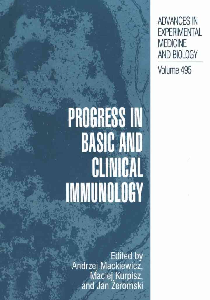 Progress in Basic and Clinical Immunology, 1st Edition eBook