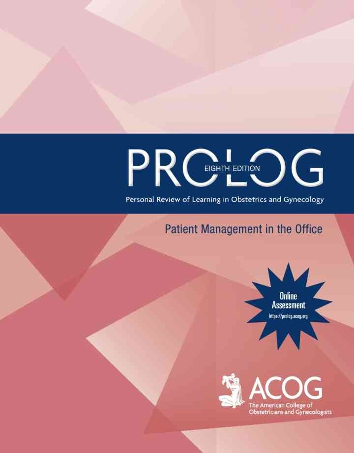 PROLOG: Patient Management in the Office eBook