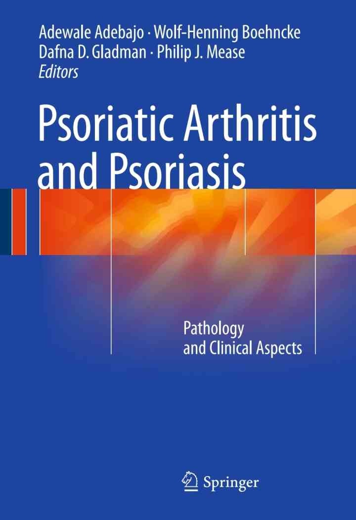 Psoriatic Arthritis and Psoriasis: Pathology and Clinical Aspects eBook