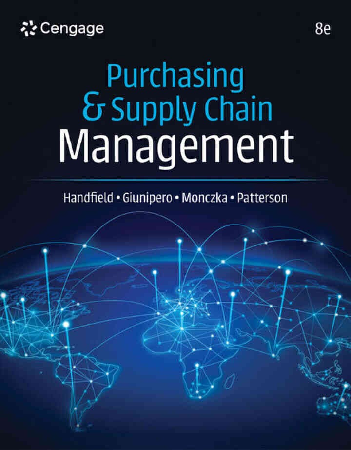 Purchasing and Supply Chain Management, 8th Edition eBook