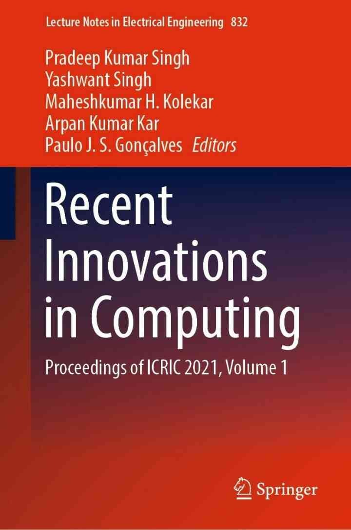 Recent Innovations in Computing: Proceedings of ICRIC 2021, Volume 1 eBook
