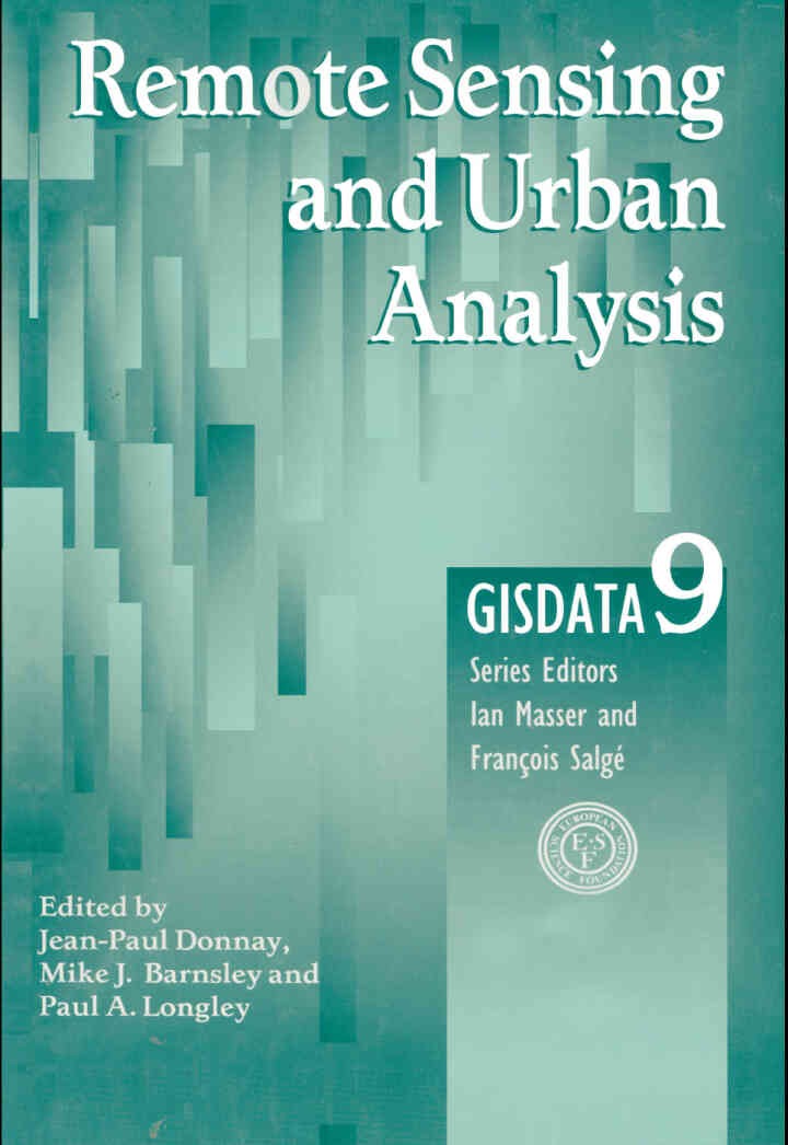 Remote Sensing and Urban Analysis: GISDATA 9, 1st Edition eBook