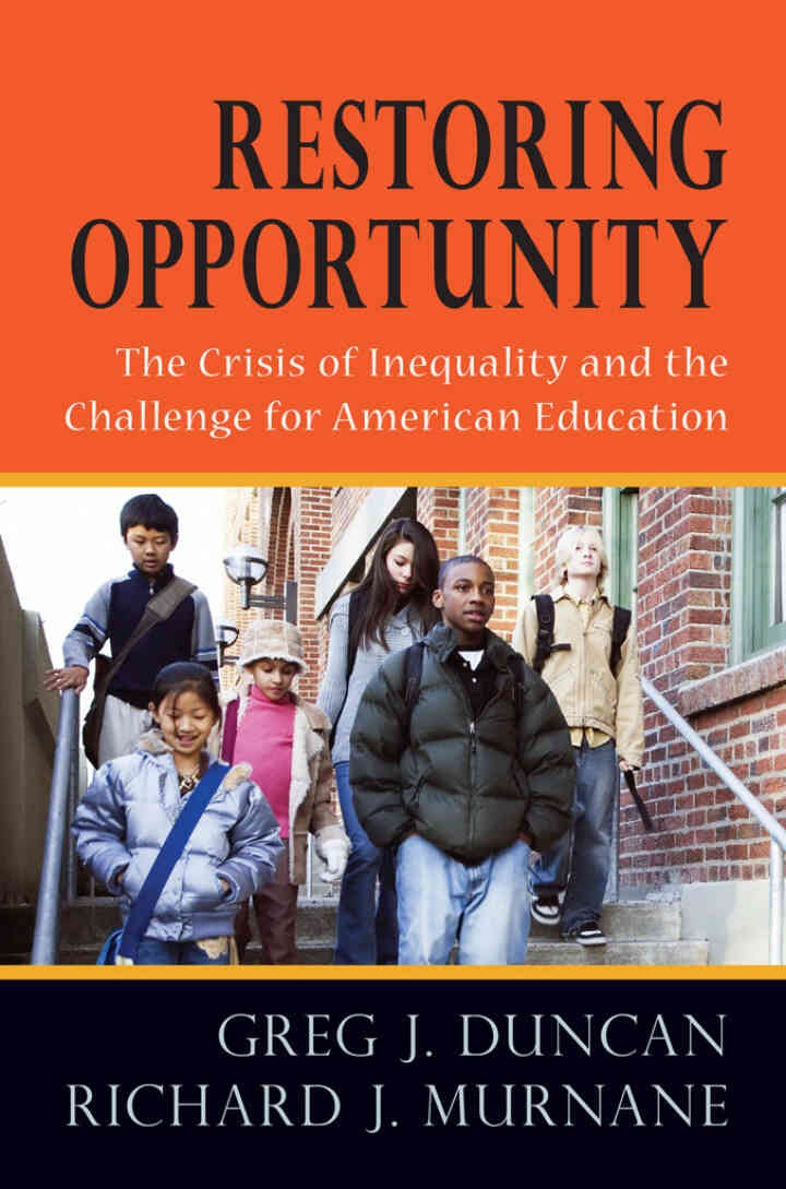 Restoring Opportunity: The Crisis of Inequality and the Challenge for American Education eBook
