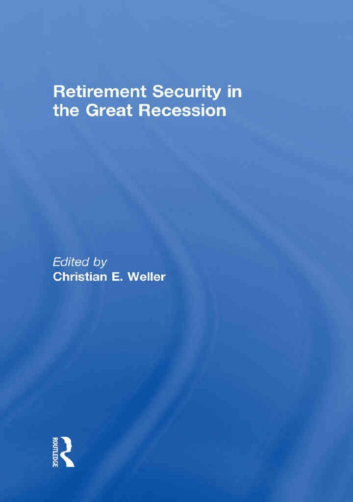 Retirement Security in the Great Recession eBook