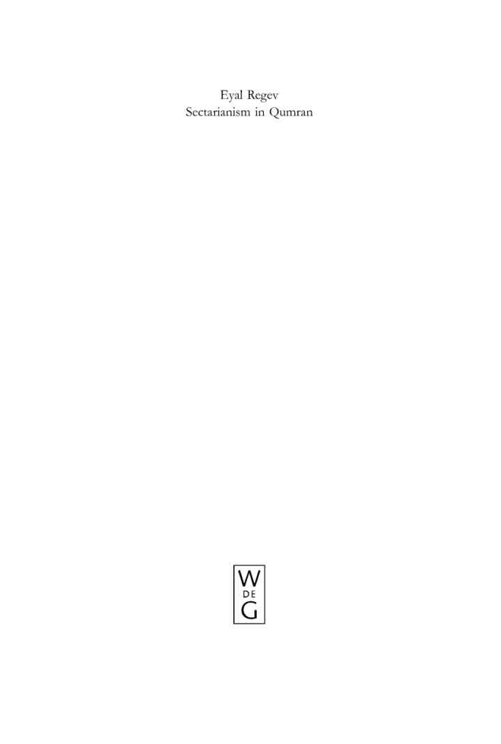 Sectarianism in Qumran: A Cross-Cultural Perspective, 1st Edition eBook