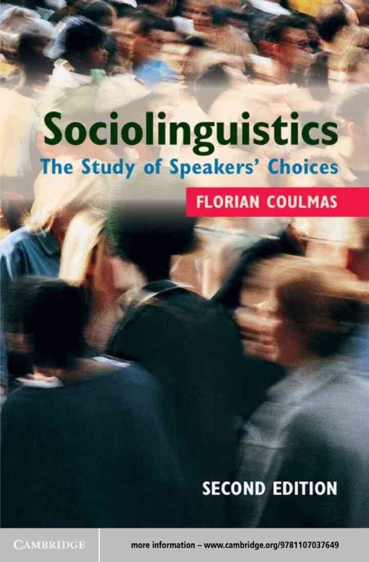 Sociolinguistics: The Study of Speakers' Choices eBook