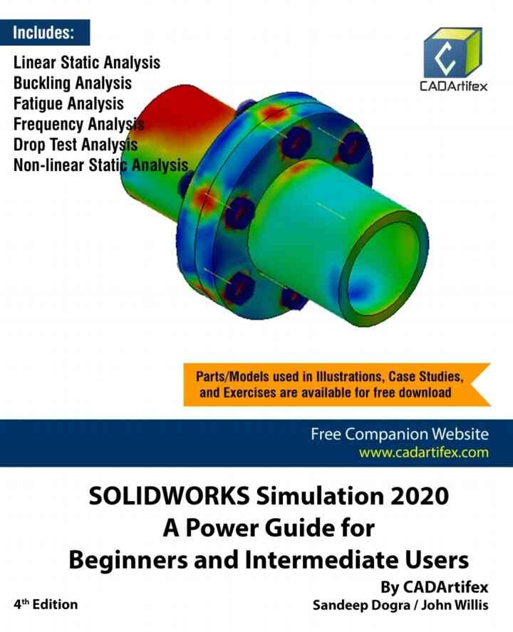 SOLIDWORKS Simulation 2020: A Power Guide for Beginners and Intermediate Users, 4th Edition eBook