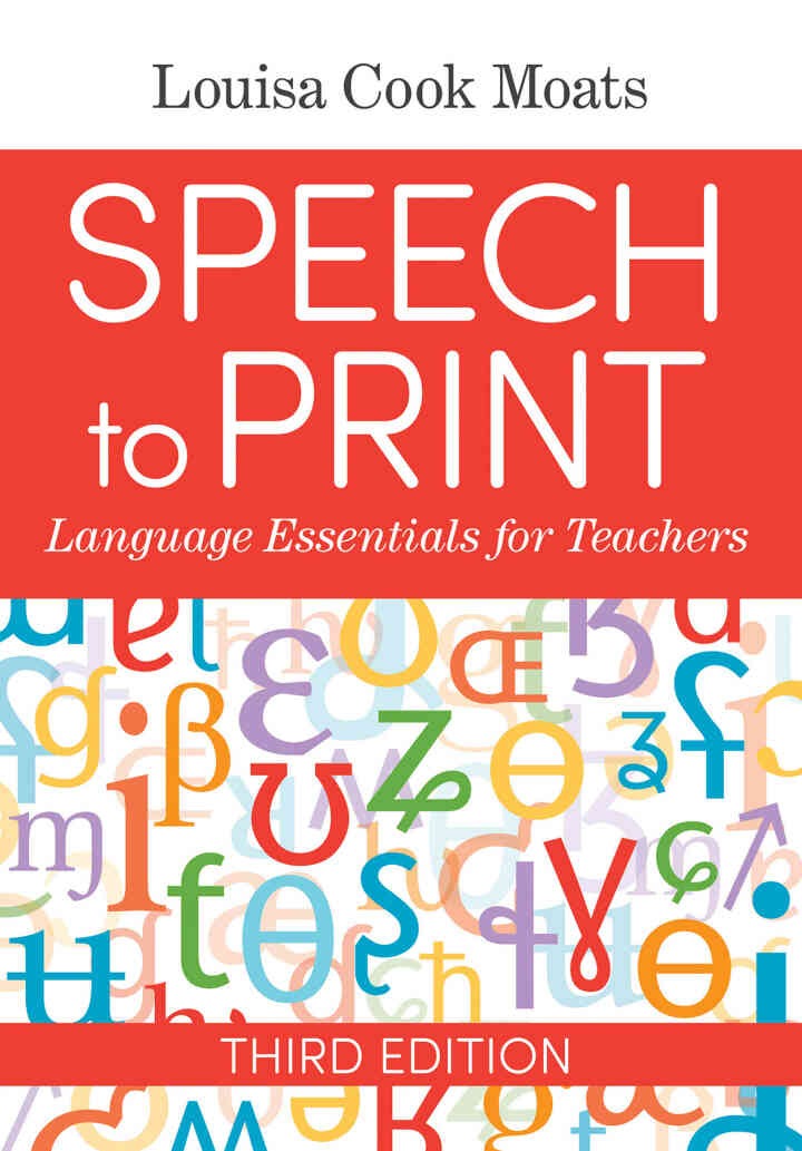 Speech to Print: Language Essentials for Teachers, 3rd Edition eBook
