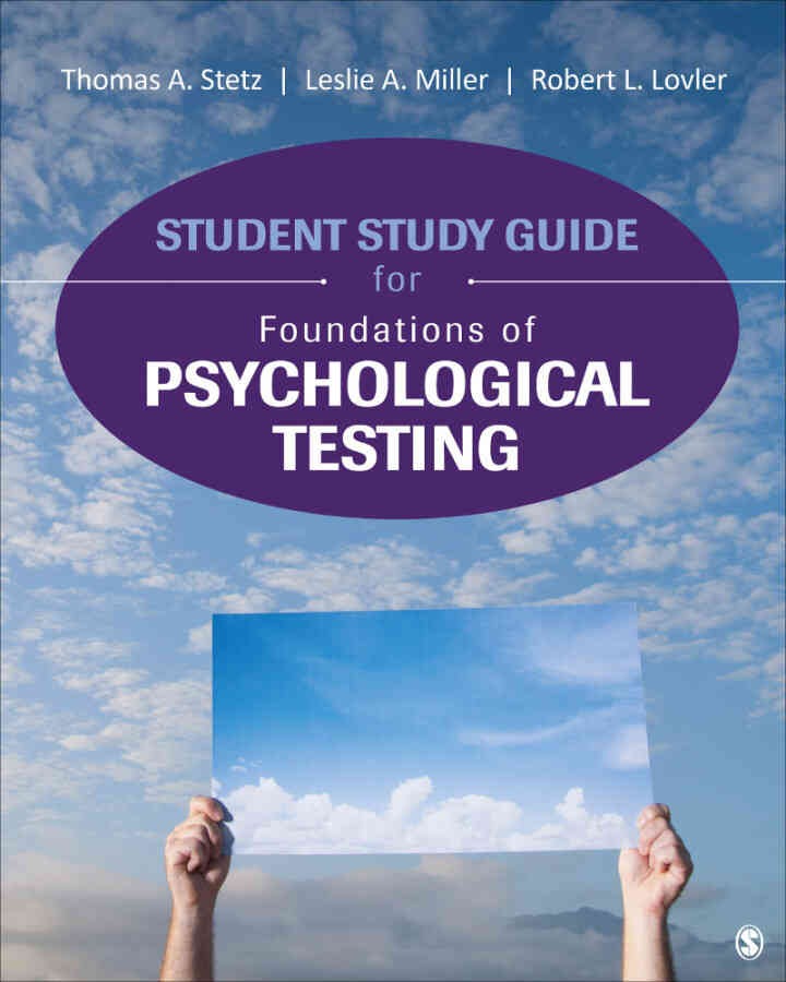Student Study Guide for Foundations of Psychological Testing eBook