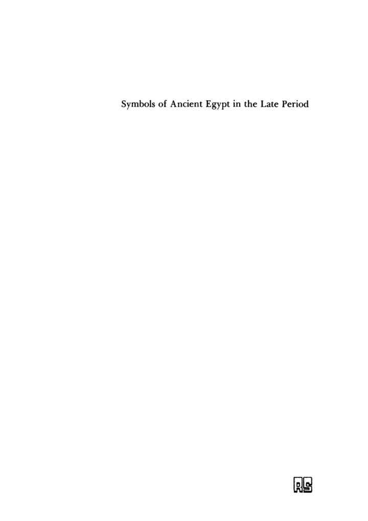 Symbols of Ancient Egypt in the Late Period: The Twenty-first Dynasty, 1st Edition eBook