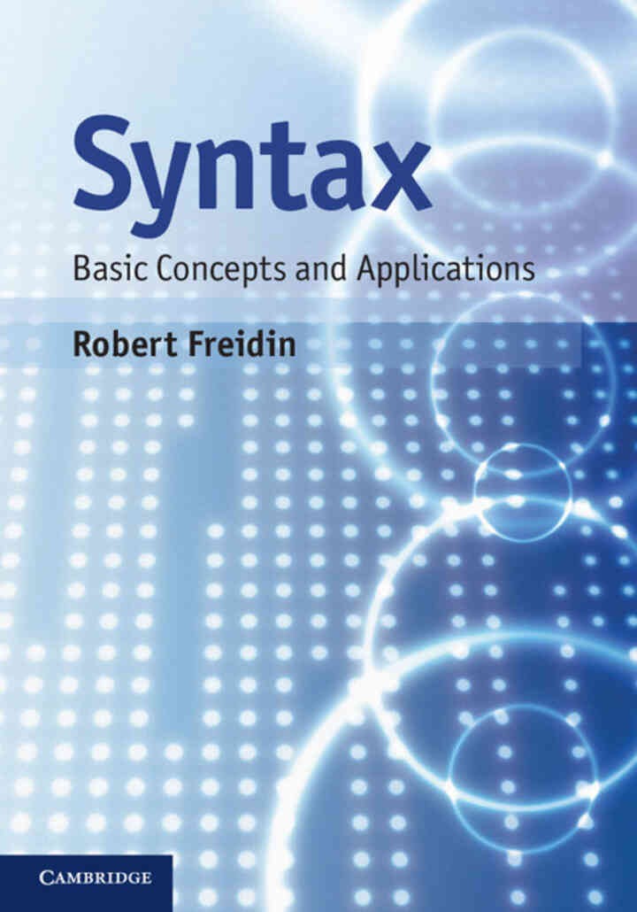 Syntax: Basic Concepts and Applications eBook