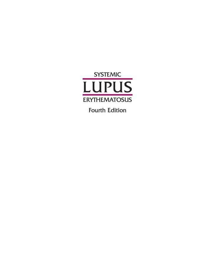 Systemic Lupus Erythematosus, 4th Edition eBook