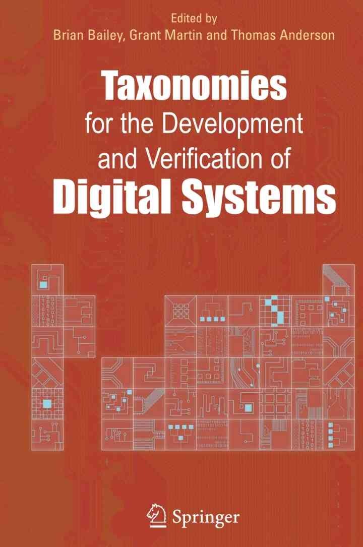 Taxonomies for the Development and Verification of Digital Systems, 1st Edition eBook