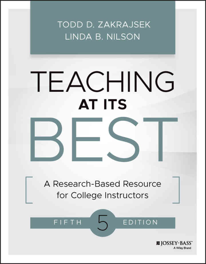 Teaching at Its Best: A Research-Based Resource for College Instructors, 5th Edition eBook