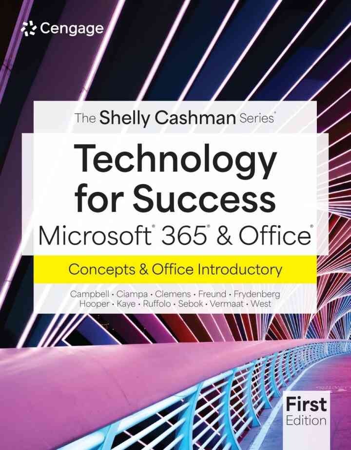 Technology For Success & The Shelly Cashman Series® Microsoft® 365® & Office® Introductory, 1st Edition eBook