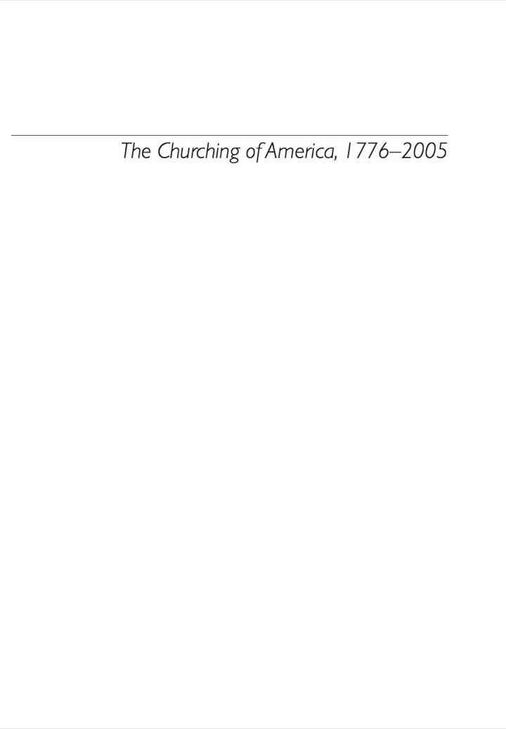 The Churching of America, 1776-2005 eBook